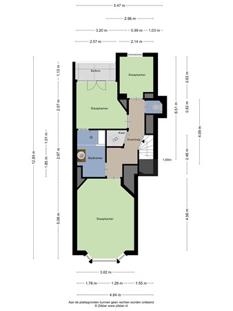 Floorplan - Sparrelaan 28, 2282 XP Rijswijk